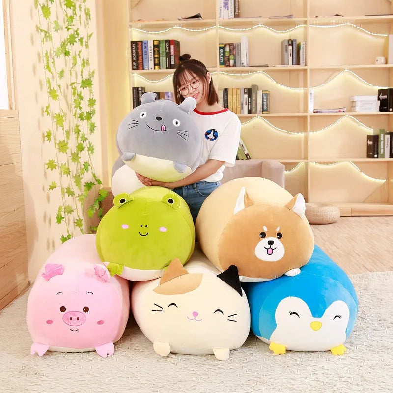 Our Collection of Your Favourite Giant Animal Plushies. 90cm of the cutest Dogs, Cats, Pigs. Dinosaurs and Unicorns