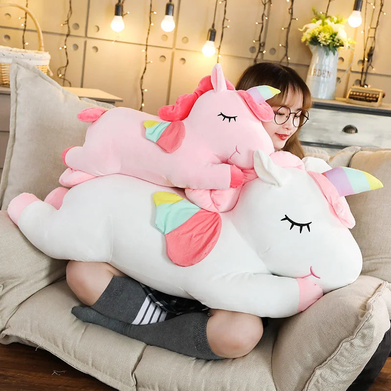 Kawaii Giant Unicorn Plushie 25cm-100cm