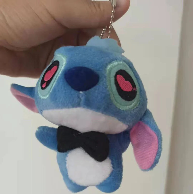 Disney Angel & Stitch Keychain/Pendant in 10cm. Plushies in 20cm.