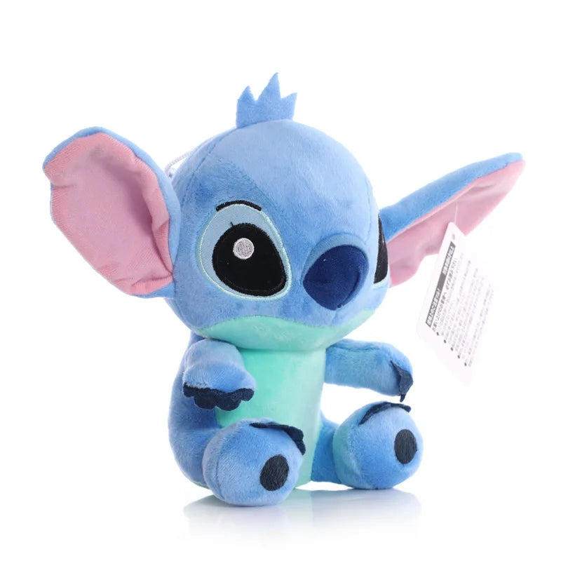 Disney Angel & Stitch Keychain/Pendant in 10cm. Plushies in 20cm.