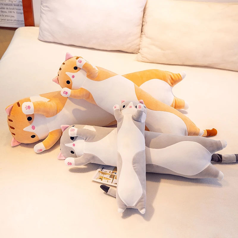 Ultra Cute Soft Long Cat Boyfriend/Girlfriend Plushie. From 50cm - 130cm