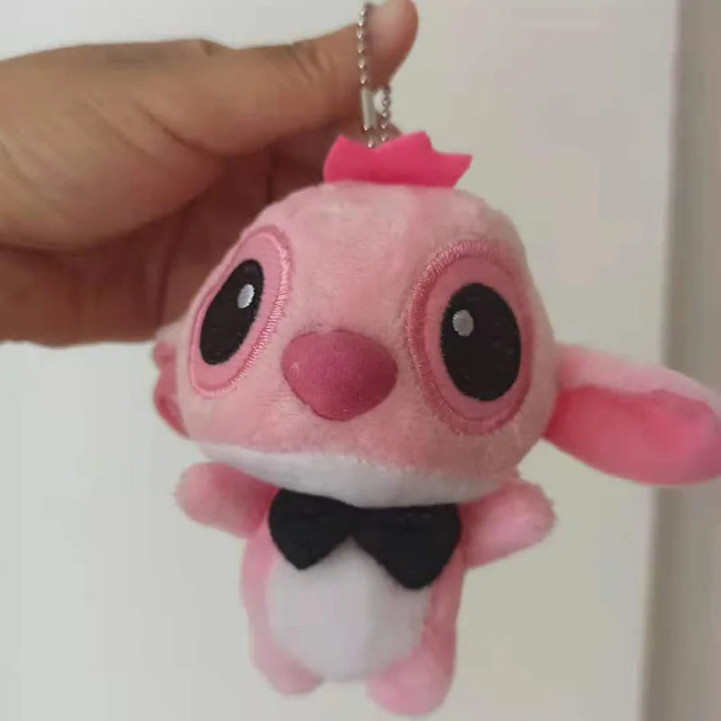 Disney Angel & Stitch Keychain/Pendant in 10cm. Plushies in 20cm.