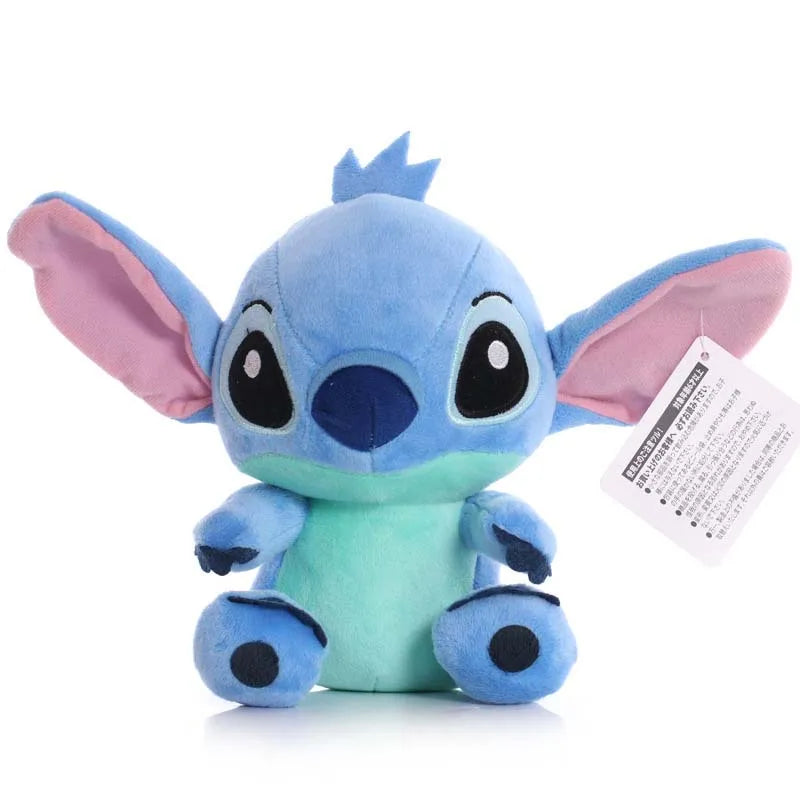 Disney Angel & Stitch Keychain/Pendant in 10cm. Plushies in 20cm.