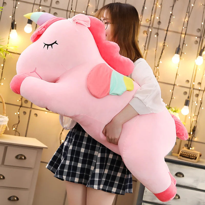 Kawaii Giant Unicorn Plushie 25cm-100cm