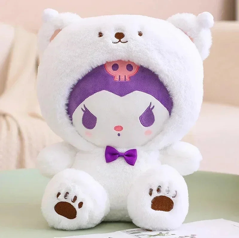 Kawaii Anime Hello Kitty Kuromi Cinnamoroll Plushie 25cm/30cm