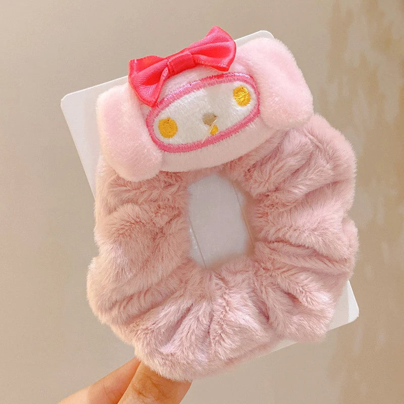 Sweet & Cute Sanrio Hello Kitty Plushie Hair Scrunchie.