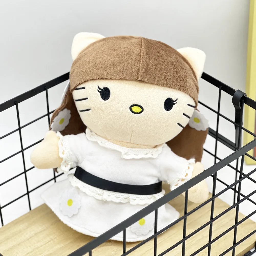 Hello Kitty Lana Del Rey Plushie with White Dress in 24cm