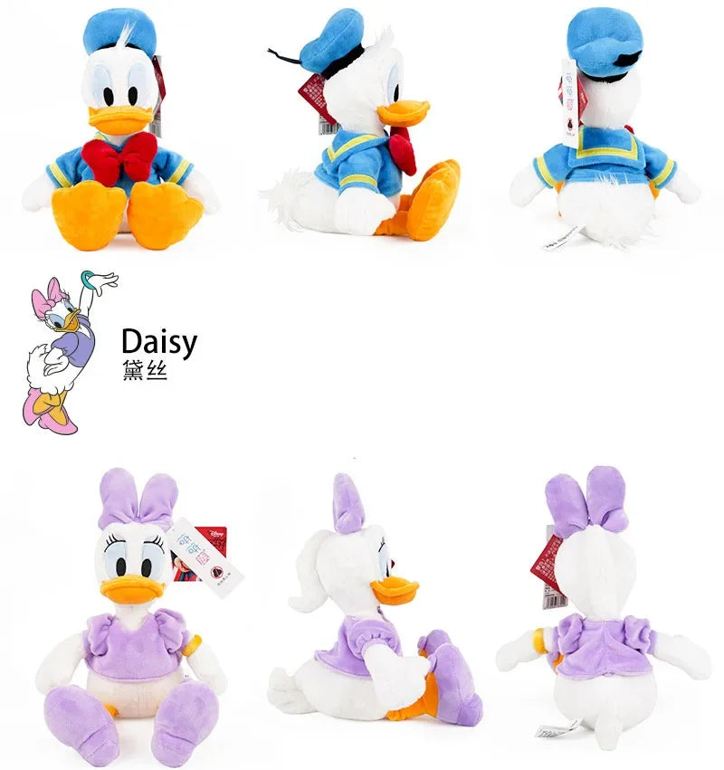 Disney's Donald Duck, Daisy, Mickey, Minnie Mouse Plushies. Sizes 28cm and 30cm.