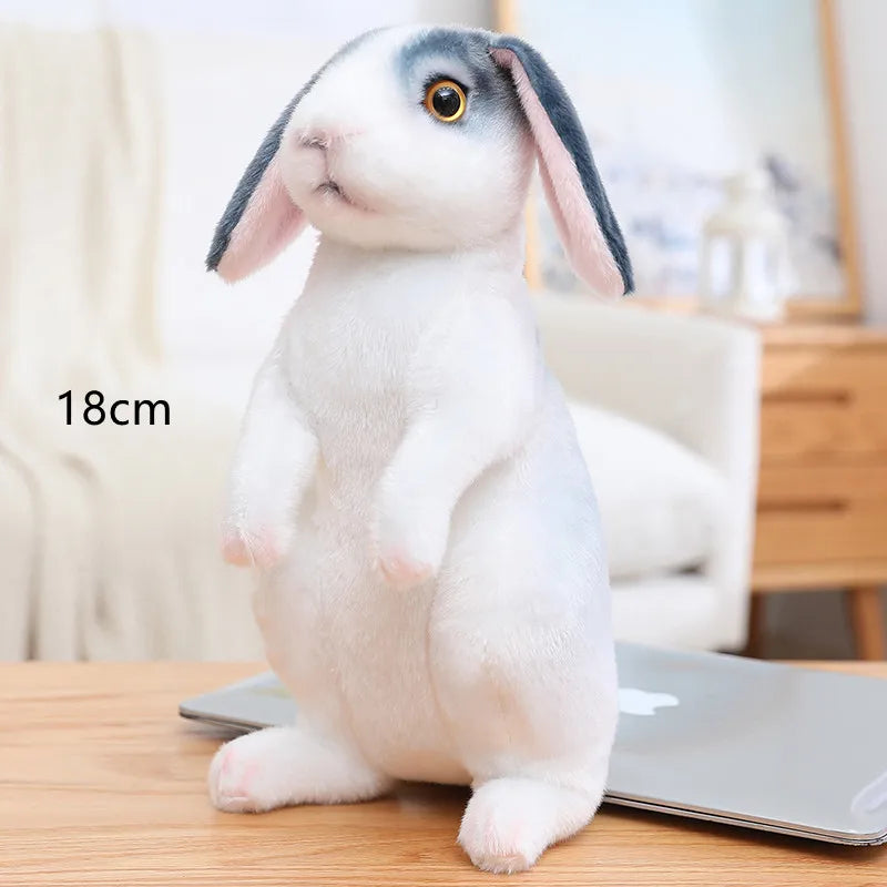 Super Cute Kawaii Long Ear Life Like Rabbit Plushie. Sizes 16cm, 18cm & 24cm