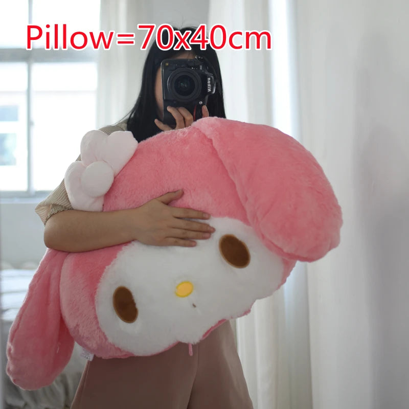 The Biggest & Softest My Melody Hello Kitty Plushie Pillow/Cushion/Headrest. Several Sizes to choose from.