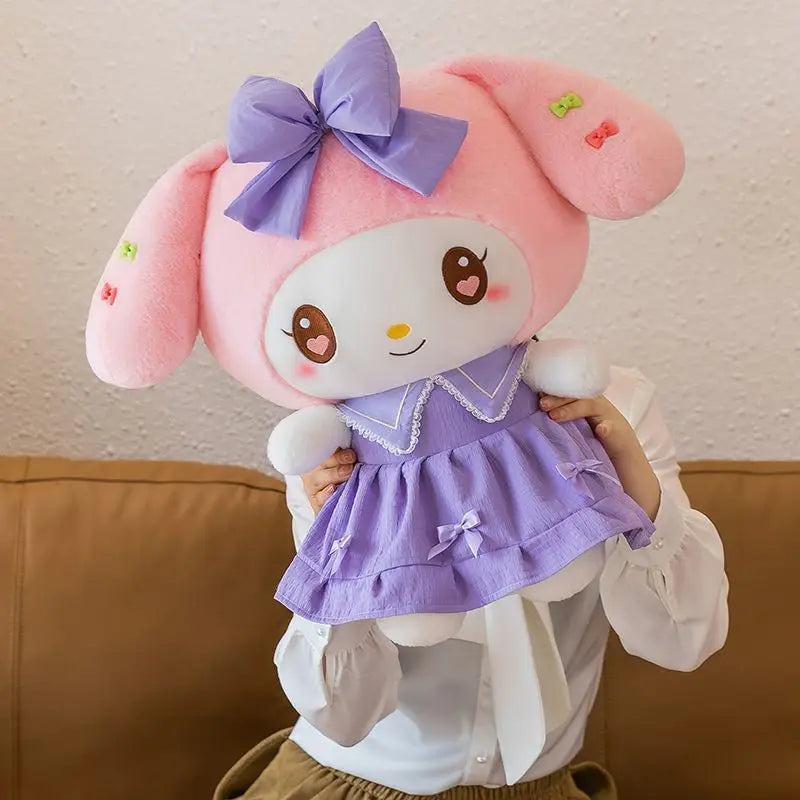 Adorable, Soft and Huggable Kawaii Melody/Kuromi Plushies. Sizes 30cm & 40cm.