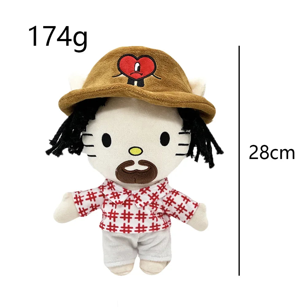 Hello Kitty As Bad Bunny Plushie in 28cm