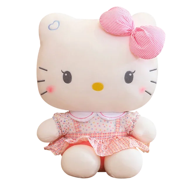 Squeezy Sanrio Hello Kitty Soft Pillow Plushies. In Blue or Pink. 20cm of Softness.