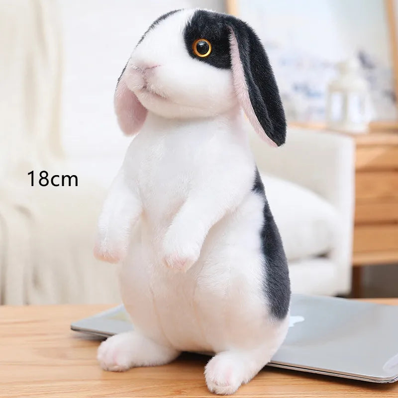 Super Cute Kawaii Long Ear Life Like Rabbit Plushie. Sizes 16cm, 18cm & 24cm