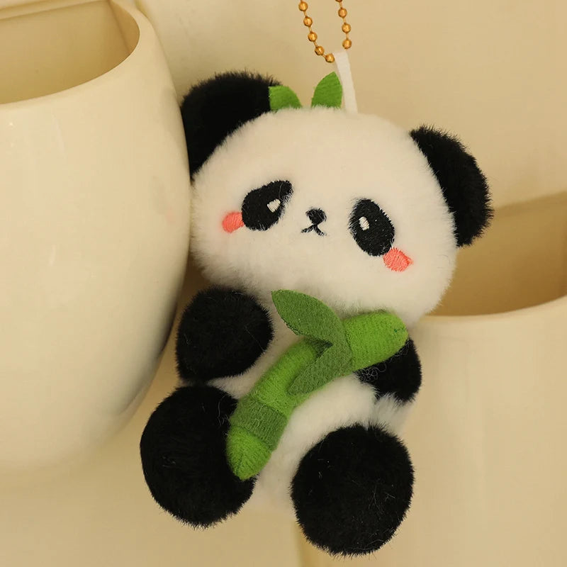 The Cutest and Teeniest Bamboo Panda Plushie Pendant. Only 10cm.