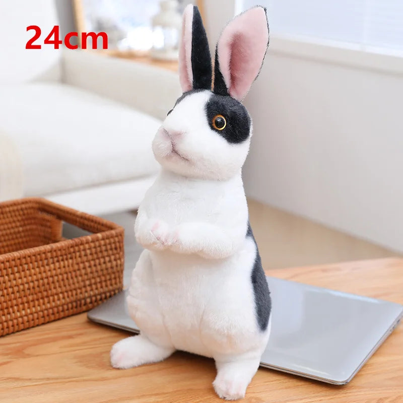 Super Cute Kawaii Long Ear Life Like Rabbit Plushie. Sizes 16cm, 18cm & 24cm