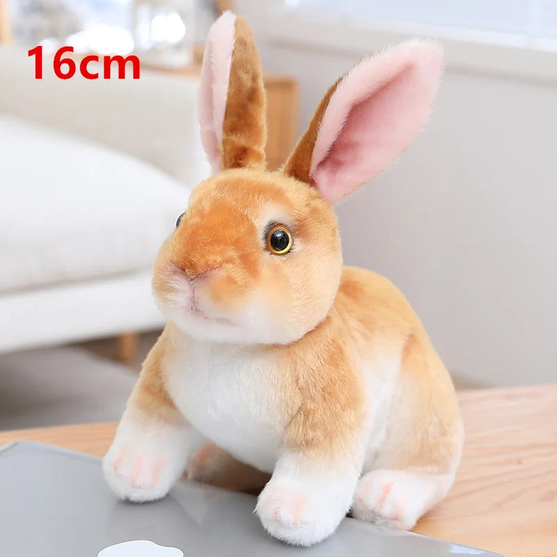 Super Cute Kawaii Long Ear Life Like Rabbit Plushie. Sizes 16cm, 18cm & 24cm