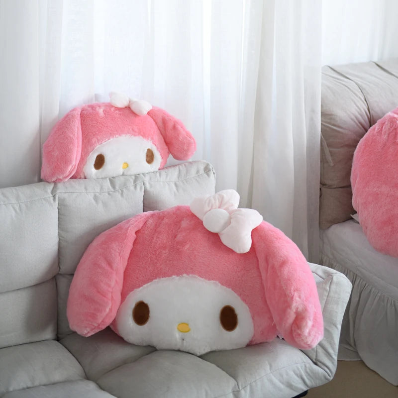 The Biggest & Softest My Melody Hello Kitty Plushie Pillow/Cushion/Headrest. Several Sizes to choose from.