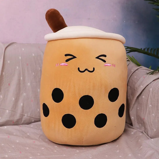 Cute Bubble Milk Tea Plushie 24cm