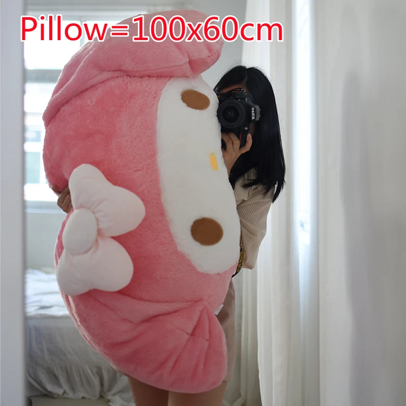 The Biggest & Softest My Melody Hello Kitty Plushie Pillow/Cushion/Headrest. Several Sizes to choose from.