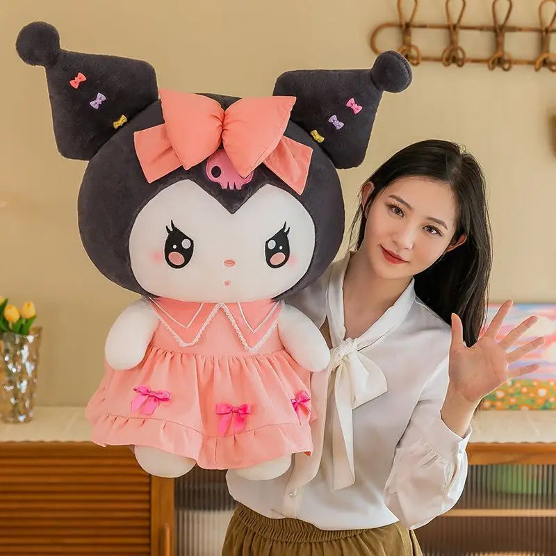 Adorable, Soft and Huggable Kawaii Melody/Kuromi Plushies. Sizes 30cm & 40cm.