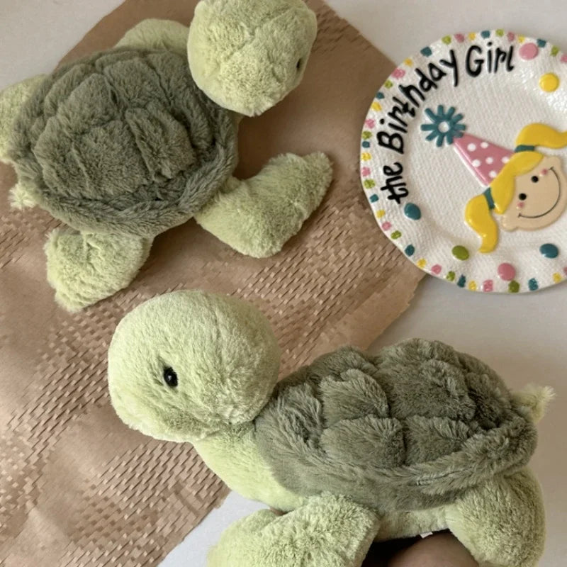 The Cutest Green Baby Tortoise Turtle Plushie. In Sizes 28/35 & 40CM