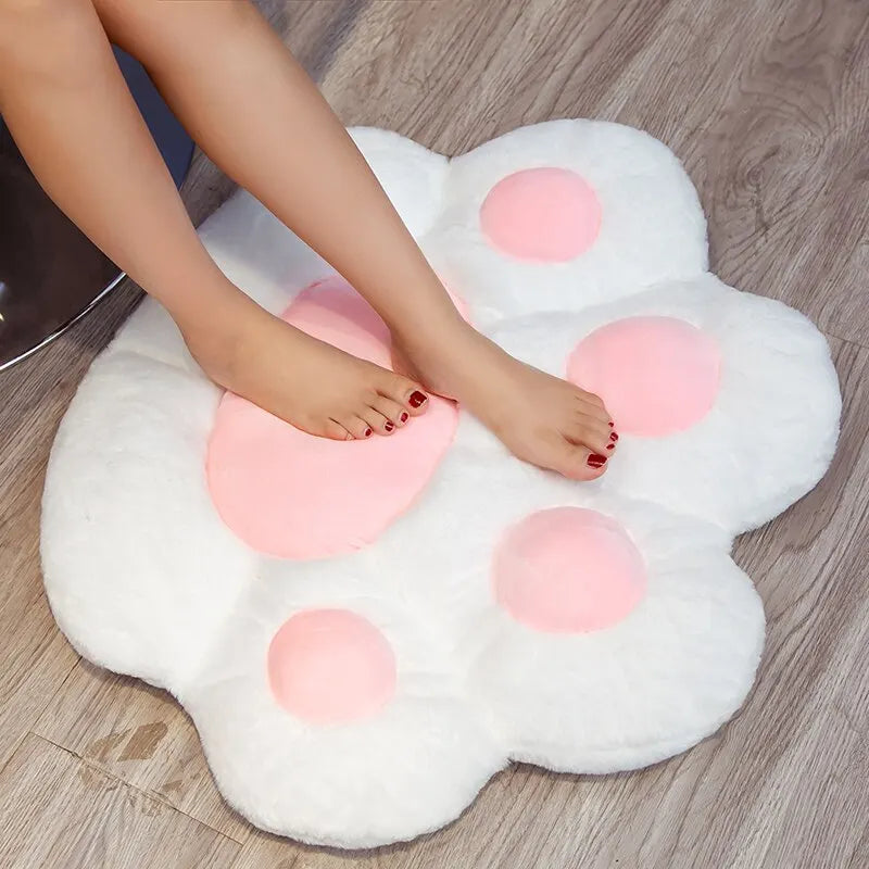 Beautiful Kawaii Cat Paw Plushie Floor Cushion for your Home. 70cm by 60cm