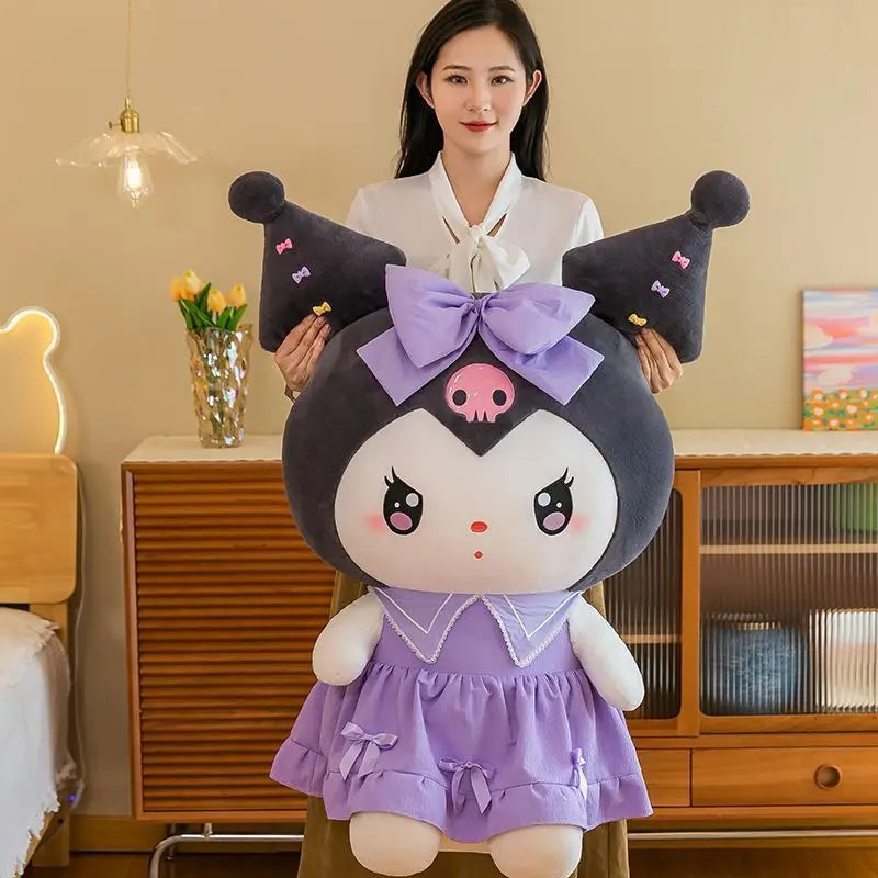 Adorable, Soft and Huggable Kawaii Melody/Kuromi Plushies. Sizes 30cm & 40cm.