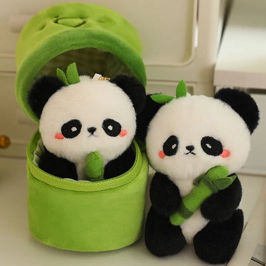 The Cutest and Teeniest Bamboo Panda Plushie Pendant. Only 10cm.