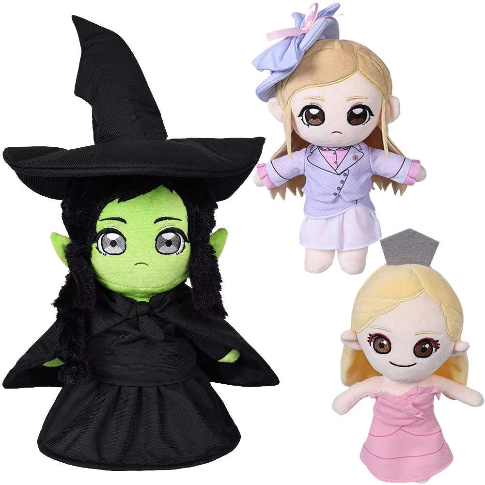 Wicked Plushies Are Here!! Galinda, Elphaba 30cm/40cm