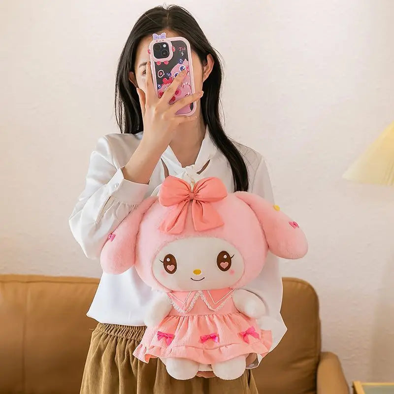 Adorable, Soft and Huggable Kawaii Melody/Kuromi Plushies. Sizes 30cm & 40cm.