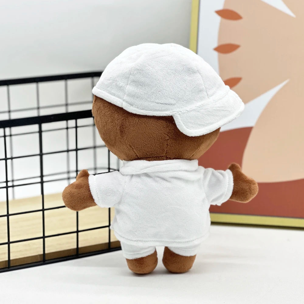 Hello Kitty Soulja Boy Plushie with White Casual Suit in 24cm