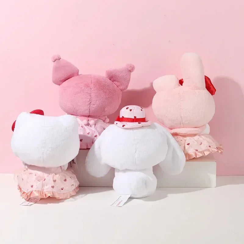 Kawaii Anime Hello Kitty Kuromi Cinnamoroll Plushie 25cm/30cm