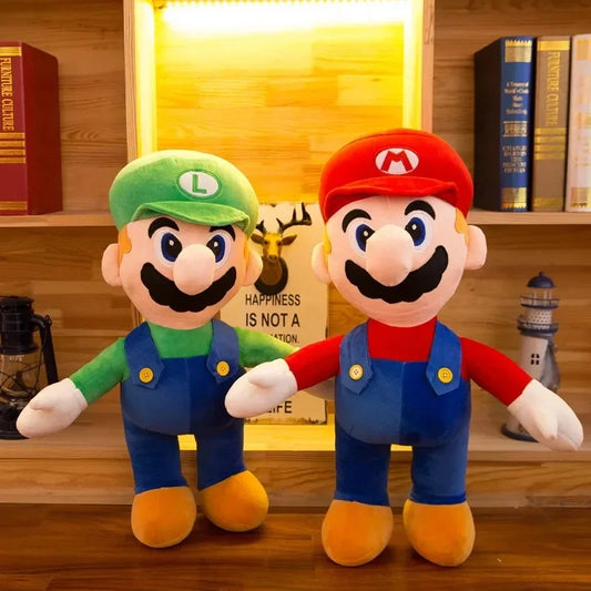 Super Mario Bros Plushie Mario & Luigi Games Anime in 28cm