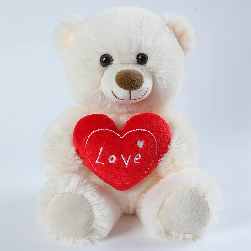 Love Heart Valentines Teddy 25cm