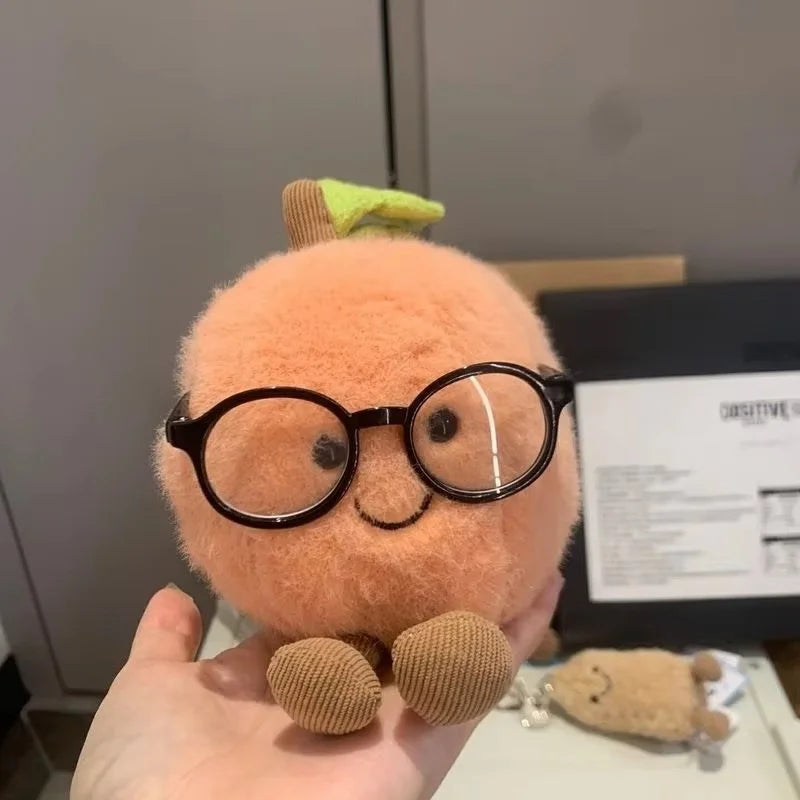 Super Sweet Kawaii Fuzzy Peach Plushie.