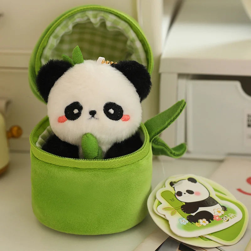 The Cutest and Teeniest Bamboo Panda Plushie Pendant. Only 10cm.