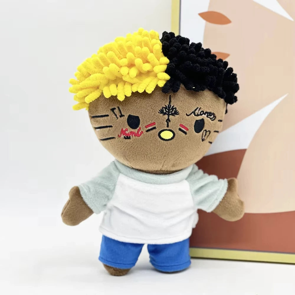 XXXTentacion Yellow Black Hair Plushie in 24cm