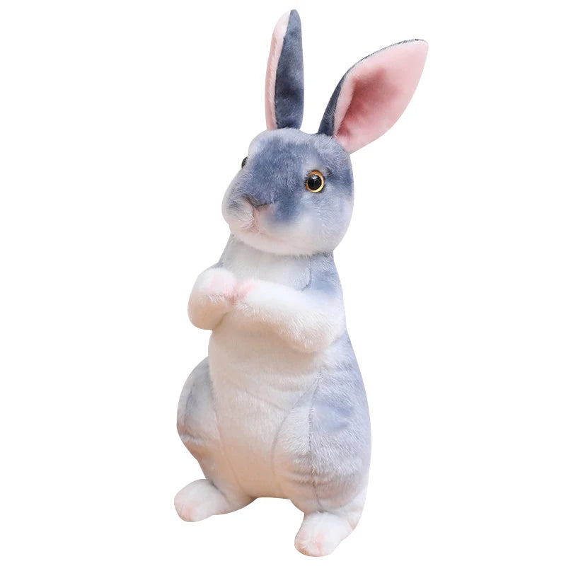 Super Cute Kawaii Long Ear Life Like Rabbit Plushie. Sizes 16cm, 18cm & 24cm