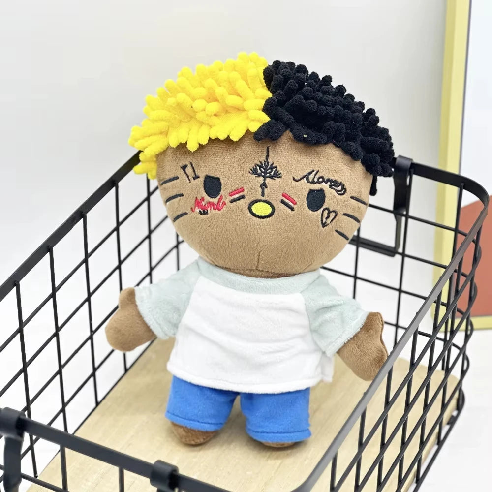 XXXTentacion Yellow Black Hair Plushie in 24cm