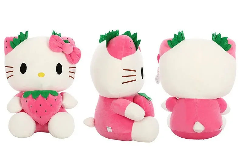 Kawaii Hello Kitty Strawberry Plushie 22cm