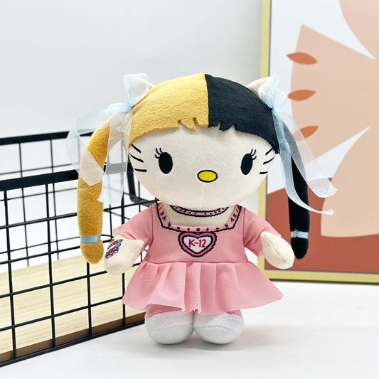 Hello Kitty Melanie Martinez Plushie Doll with Pink Dress in 25cm