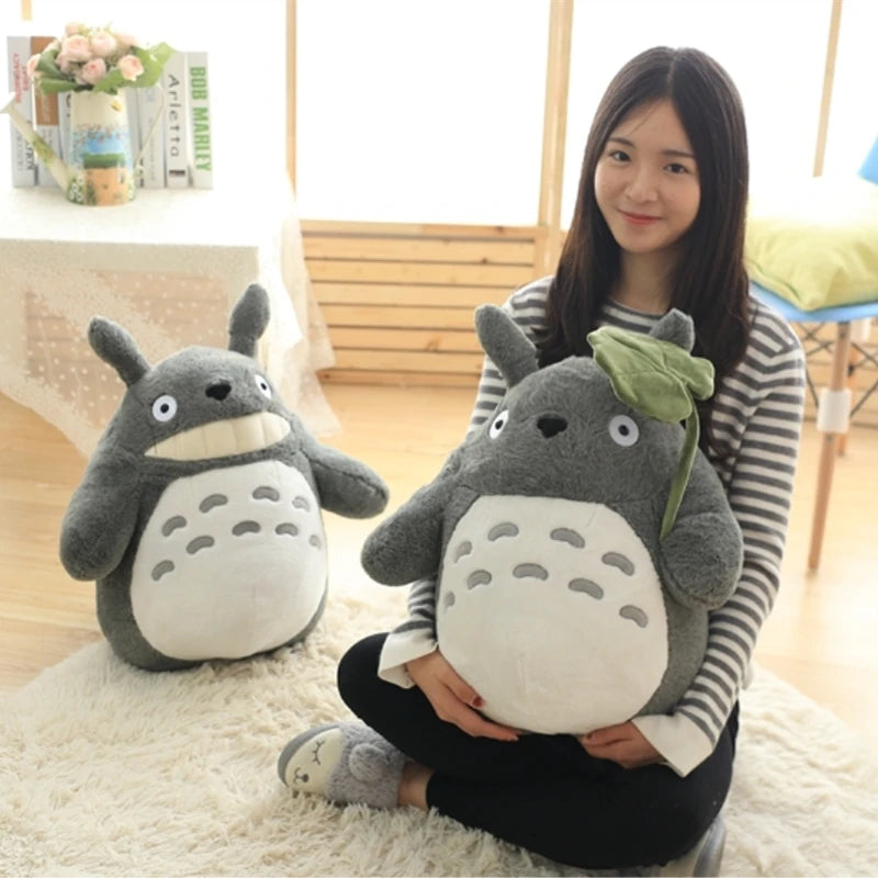 Our Favourite Sqiggy Totoro Plushie. From a Selection of sizes: 30cm, 40cm, 55cm and 70cm.