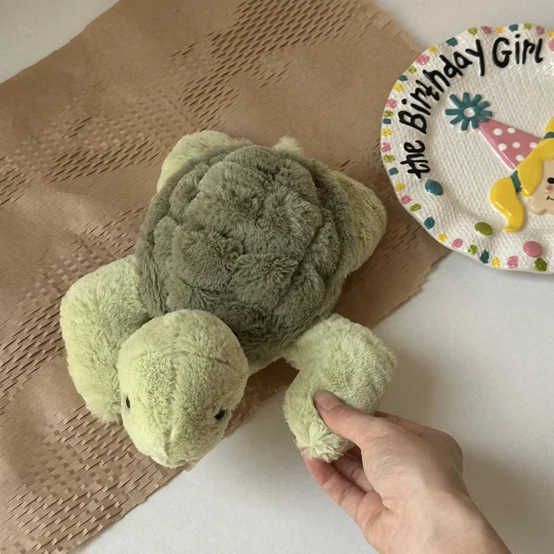 The Cutest Green Baby Tortoise Turtle Plushie. In Sizes 28/35 & 40CM