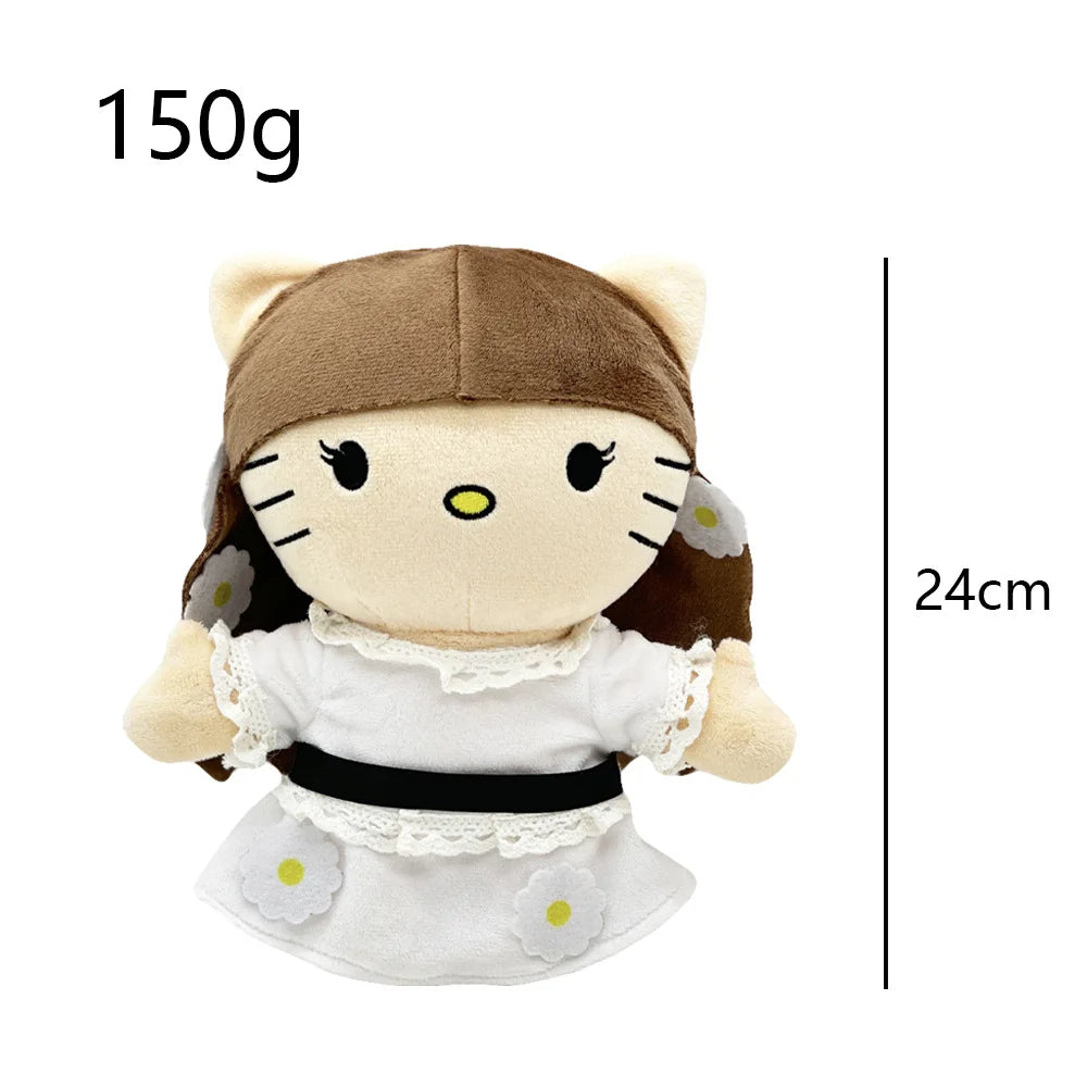 Hello Kitty Lana Del Rey Plushie with White Dress in 24cm