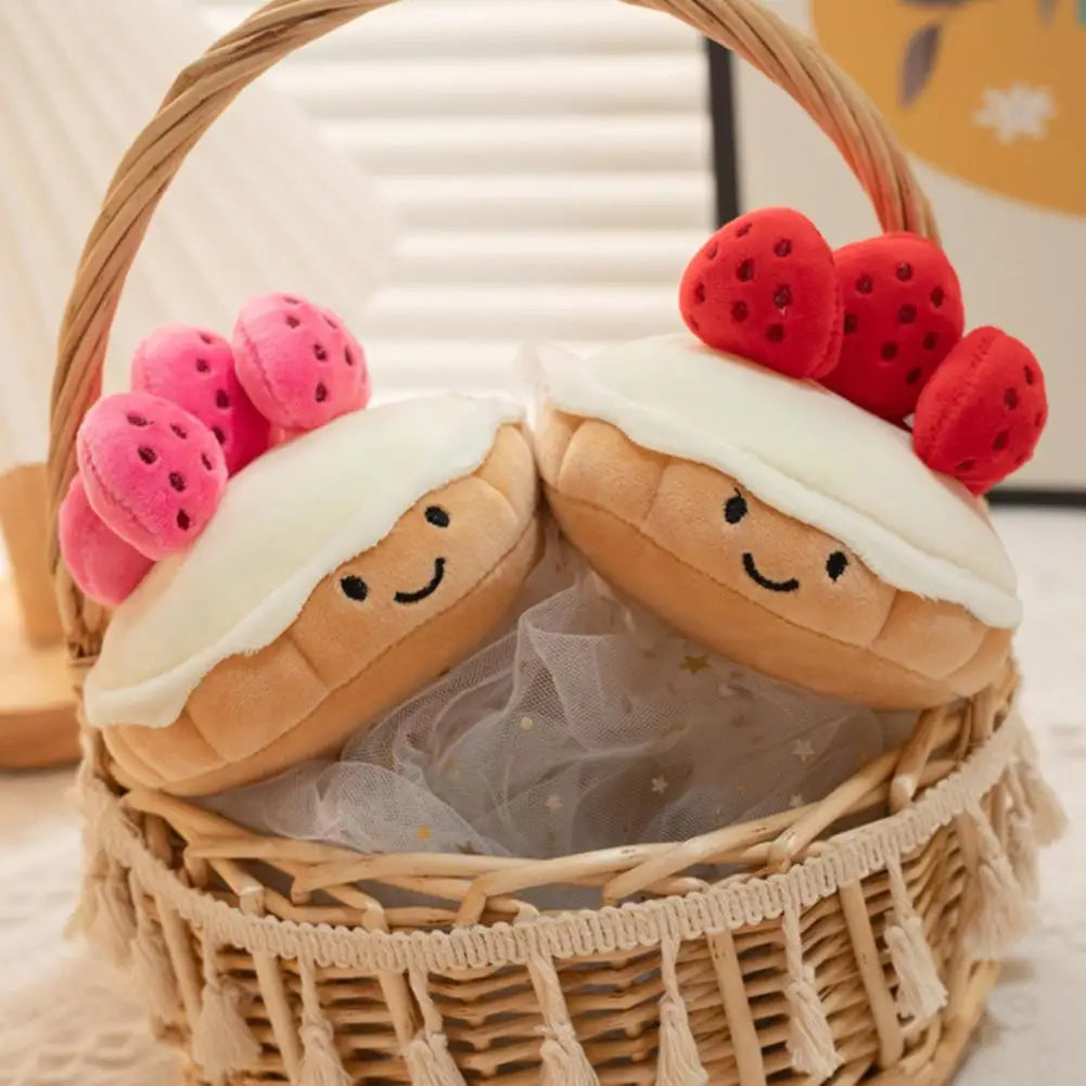 Cutest Strawberry Cake Plushie 10cm/20cm