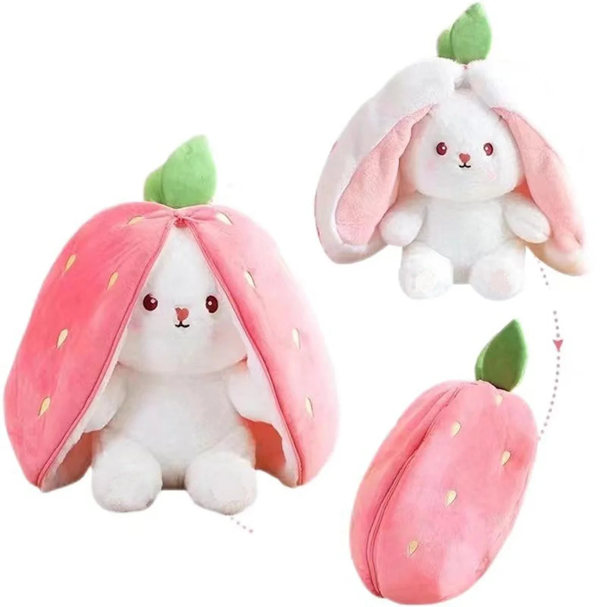 Kawaii Fruit Bunny Plushie 18cm