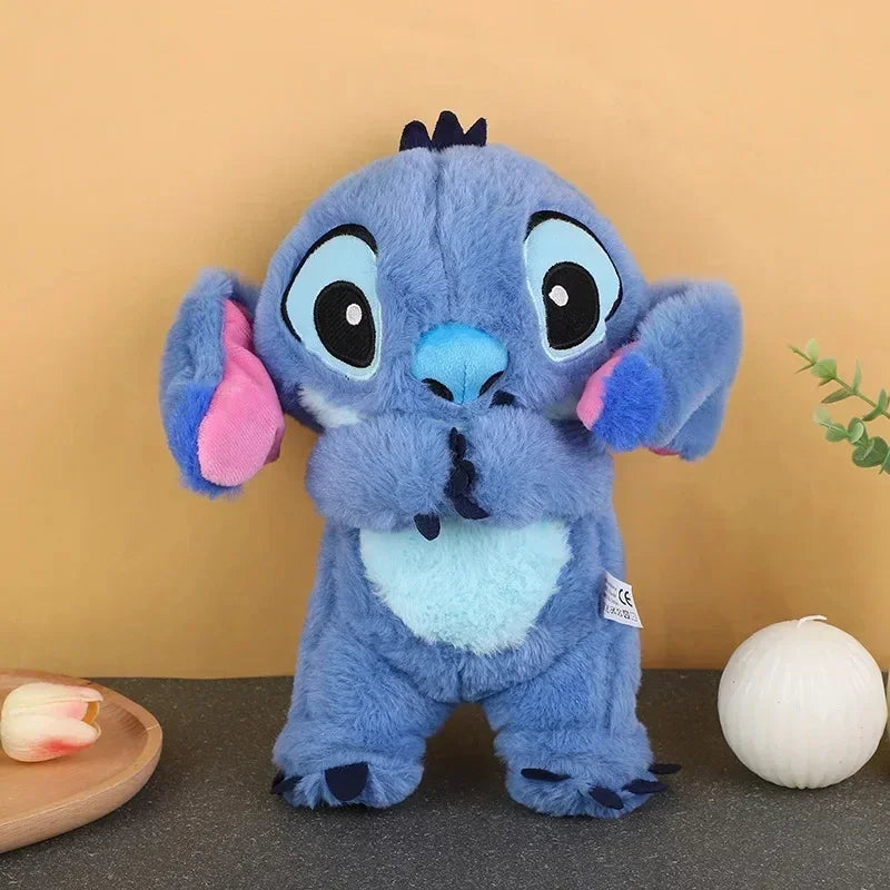 Kawaii Stitch or Angel Sleeping Companion with Soothing Sounds & breathing. Airbag and warm light. 30cm