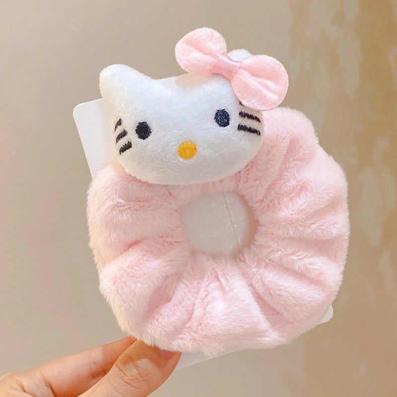 Sweet & Cute Sanrio Hello Kitty Plushie Hair Scrunchie.