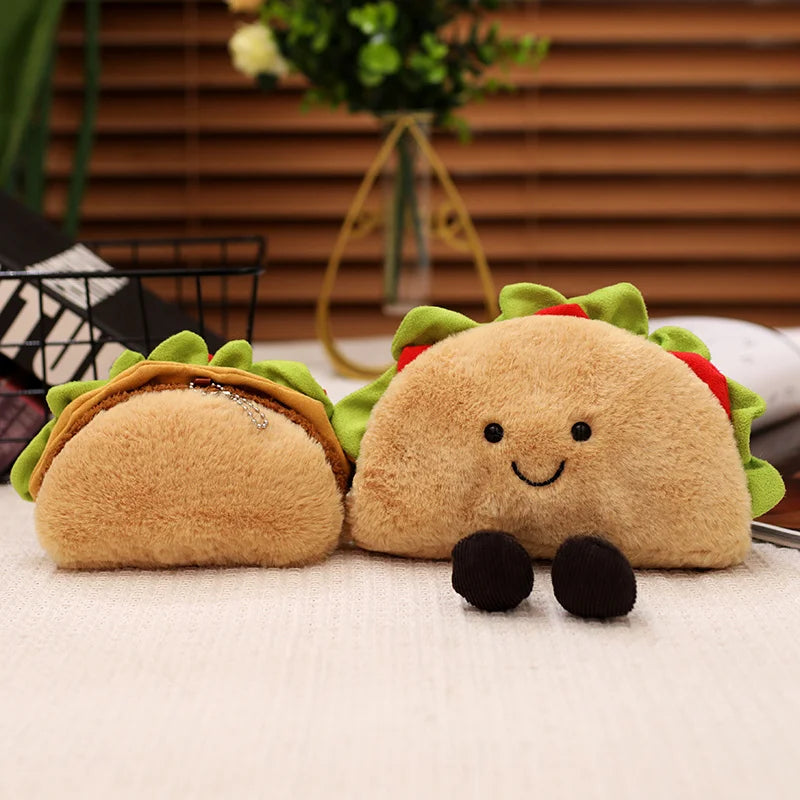 Soft Taco Plushies in Sizes 15cm, 18cm & 25cm